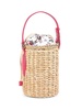 Weave Drawstring Bucket Bag