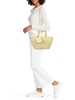 Woven Design Top Handle Bag
