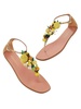 Citrus Punch T-Strap Sandals