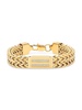 18K Gold Plated Stainless Steel & Simulated Diamond Bracelet