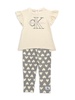 Baby Girl's 2-Piece Logo Tunic Top & Graphic Pants