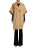 Notch Lapel Cotton Coat