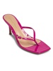 Ribbon 70MM Patent Leather Thong Sandals