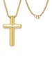 18K Goldplated Stainless Steel Cross Pendant Necklace