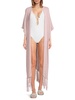 Summer Breeze Knit Fringe Coverup Kimono