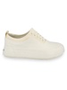 Leather Mix Low-Top Sneakers