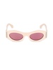 51MM Oval Sunglasses