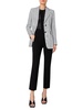 Pinstripe Jacquard Jacket