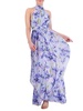 Floral Mockneck Maxi Dress