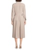Point Collar Midi Dress