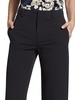 Washed Cotton Mid-Rise Crop Pants