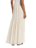 Cafila Tiered Wool Maxi Skirt