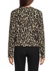 Leopard-Print Merino Wool Sweater