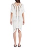 Summer Breeze Crochet Asymmetric Coverup Dress