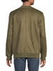 Faux Suede Bomber Jacket