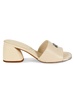 Trixie Logo Leather Sandals