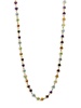 14K Yellow gold & Multi Stone Heart Necklace