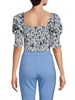 Abbey Smocked Crop Top