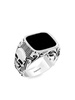 Sterling Silver & Onyx Ring