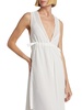 Lorna V-Neck Midi-Dress