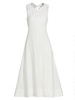 Juno Broderie Anglaise Cotton Midi Dress