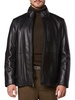 Wollman 2-in-1 Lambskin Leather Bib Jacket