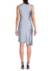 Rose Satin Mini Cocktail Dress