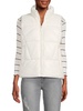 Faux Leather Puffer Vest
