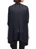 Cashmere Blend Open Knit Poncho
