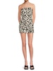 Printed Denim Minidress