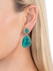 Luxe Roya 14K Goldplated & Cubic Zirconia Drop Earrings