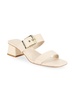 Caverie Faux Leather Buckle Sandals
