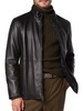 Wollman 2-in-1 Lambskin Leather Bib Jacket