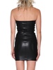 Elyssa Stretch Lambskin Leather Minidress