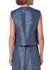 Sequin Virgin Wool Blend Vest