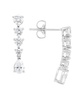 14K White Gold & 1.5 TCW Lab Created Diamond Drop Earrings