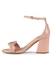 Vicky 68MM Leather Block Heel Sandals