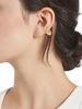 Goldtone Round Ear Cuff