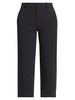 Washed Cotton Mid-Rise Crop Pants