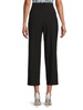 Flat Front Wool Blend Cropped Pants