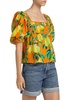 Pears Cotton Puff-Sleeve Blouse