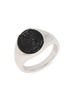 Sterling Silver & Onyx Lion Head Ring