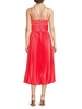 Krisley Pleated Fit & Flare Midi Dress
