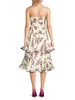 Floral Tiered Midi Dress