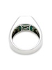 Sterling Silver & Green Onyx Signet Ring