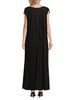 Pleated Silk Maxi Dress