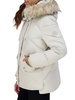 Daphne Faux Fur Chevron Quilted Down Jacket