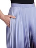 Lemnos Pleated Satin Maxi Skirt