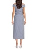 Chloe Ots Striped Off Shoulder Mididress