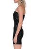 Elyssa Stretch Lambskin Leather Minidress